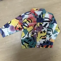 多色アート風ジャケット 130cm