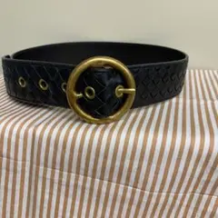 ボッテガヴェネタ レザーベルトブラック