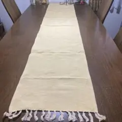 テーブルランナー テーブルクロス テーブルマット イエロー 35.5×169