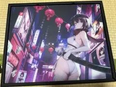 【美品】ユキエイム ガラスマウスパッド Katana Large【絶版品】