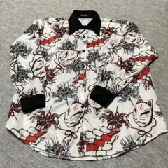 ACDCRAG エーシーディーシーラグ　彼岸花　シャツ　トップス　キツネ　シャツ