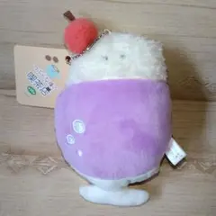 ♥つぶらな瞳の喫茶店♥ボールチェーン付きぬいぐるみマスコット　ぐれーぷそーだ