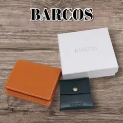 新品未使用 BARCOS 二つ折り財布 セット バルコス 本革 コインケース