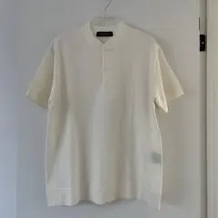 【美品】nano universeヘンリーネック Tシャツ M ホワイト