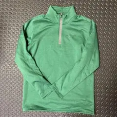 PUMA First Mile グリーン ハーフジップジャケット