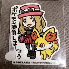 ポケモンステッカー B-SIDE LABEL セレナ&フォッコ