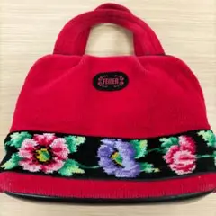 ♥激安美品FEILER 赤い花柄トートバッグ★5100人 記念セール品