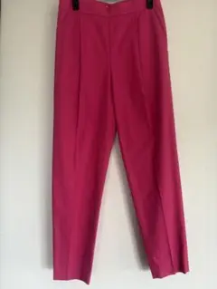 トゥモローランド Balsey ピンク スラックス 前タック