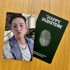 ミンギュ　トレカ　セブチ　HAPPY BURSTDAY