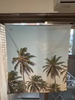 ヤシの木風景の布ポスター