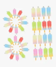 アイスクリームペンダントチャーム 約80個入り