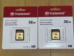 新品Transcend UHS-I SD 500S 32GB 2枚セット