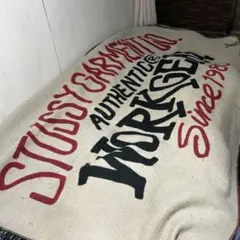 非売品　STUSSY アメリカ国旗デザインブランケット 非売品 STUSSY アメリカ国旗デザインブランケット
