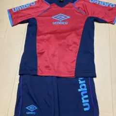umbro ピステ 赤/紺　上下セット