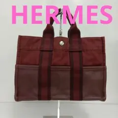 HT5 エルメス フールトゥPM ハーフレザー ミニトートバッグ ハンドバッグ
