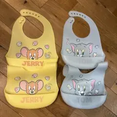 お食事エプロン＊トムとジェリー＊シリコンスタイ