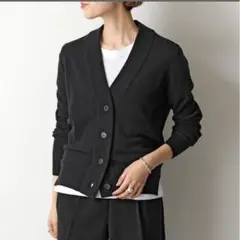 MAISON MARGIELA マルジェラ Vネックカーディガンエルボーパッチ