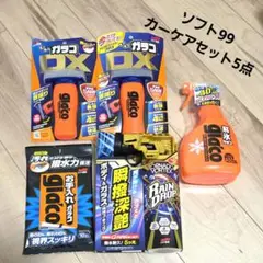 ソフト99レインドロップ+ガラコ DX 2本セット+解水スプレー +拭取シート