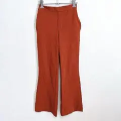 アメリカンホリック オレンジ フレアパンツ ハイウエスト XS 柔らかい生地