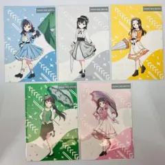 椿咲花女子 特典ポストカード コンプリートセット 東京駅一番街20周年