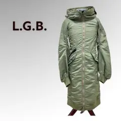 L.G.B. ルグランブルー BONO4 ナイロン ロング丈MA-1 ジャケット