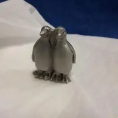 ピューター製の鳥の置物 ペンギン ROYAL SELANGOR製