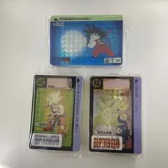 アクリルカードダスオブジェ　ドラゴンボール3点セット　孫悟空　悟飯 アクリルカードダスオブジェ ドラゴンボール3点セット 孫悟空 悟