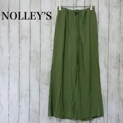 NOLLEY'S ノーリーズ　カーキ36 ウエストゴム　イージーパンツ