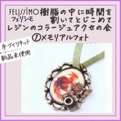 【フェリシモ】①メモリアルフォト レジンのコラージュアクセの会