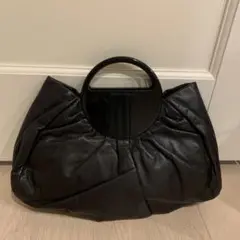 美品☆ハンドバッグ☆ジョルジオアルマーニ☆アルマーニ☆ARMANI☆ブラック