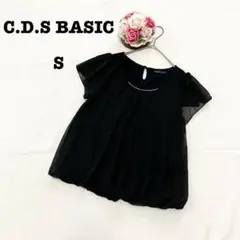 C.D.S BASIC シーディーエスベーシック　レディース　半袖ブラウス　S