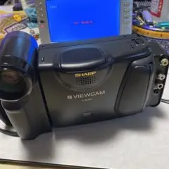 SHARP Video8 ビデオカメラ　VL-EL430 動作OK！☆シャープの液晶8ミリビデオカメラ・VL-EL430 - メルカリ