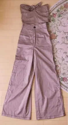 eimy istore♡リボンセットアップ/ベアトップ&パンツ
