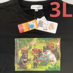 カマノレイコ Tシャツ 3Lサイズ 猫 チャオ ぐうちゃん ちふ しまむら