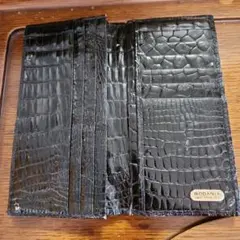 RODANIA クロコダイルレザー 長財布 ブラック