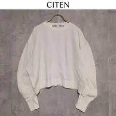 CITEN シテン【FREE】ソデギャザーワッフルロンT　オフホワイト