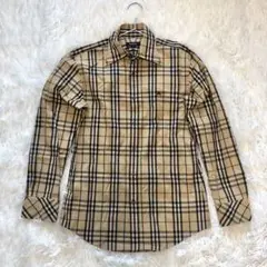 美品 バーバリー ブラックレーベル 長袖シャツ ノバチェック チェック