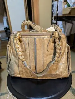 美品 CHLOE エロイーズ　オールレザー ハンドバッグ 茶 c234 2025年最新】クロエ エロイーズの人気アイテム - メルカリ