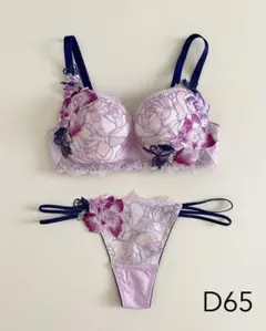 salute サルート 56G ブラジャー&ソングセット PU D65 M