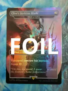 MTG クライヴのインヴィクタス/我々の刃 SLD ボーダーレス 英語版FOIL