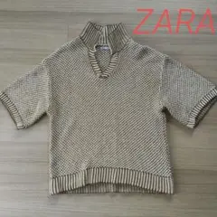 ZARA 　半袖　ニット　XL メンズ