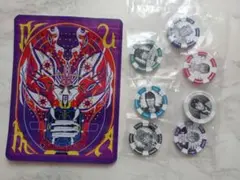 一番くじ　カイジ　F賞 チップ全種& G賞 ステーショナリージッパーバッグ1枚