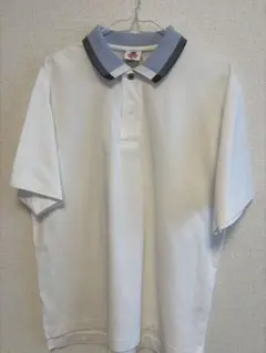 【美品】PRGR メンズホワイト ポロシャツ Mサイズ　ゴルフ