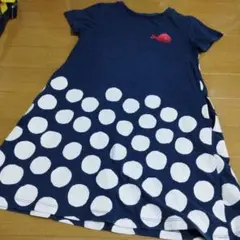 グラニフ　きんぎょがにげた　半袖ワンピース　120絵本コラボ五味太郎　刺繍