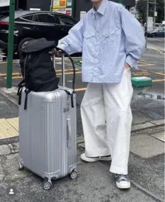Jieda STRIPE OVERSIZED WESTANSHIRTS タグ同封