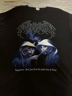 【本日限定】 mahagrid SMOKING CAT TEE/スモーキング猫