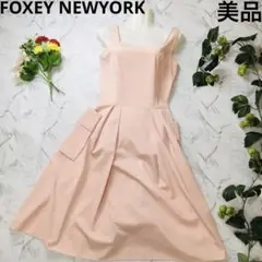 ★美品★ FOXEY NEWYORKフォクシー ワンピース ピンク 38