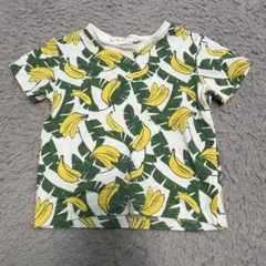 バナナ柄 Tシャツ 80cm