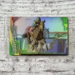 ウシュバテソーロ★レアコレクションカード金色サイン入り★新品
