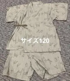 鳥獣戯画デザインが可愛い♪甚平120